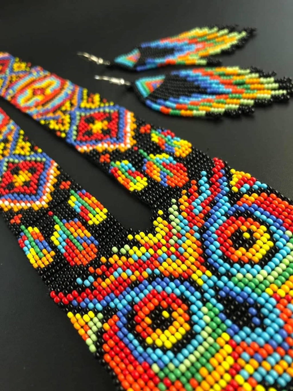 HANDMADE BEADED NECKLACE, Owl Necklace