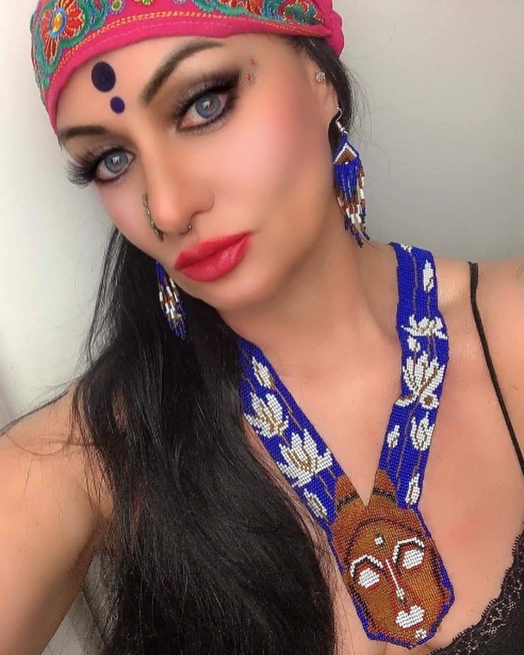 Cobalt Buddha Necklace: Eastern Spiritual Pendant