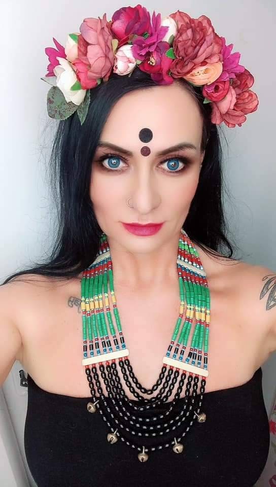 Tibetan Beaded Layered Necklace: Nepal Ethnic Tribal Jewelry