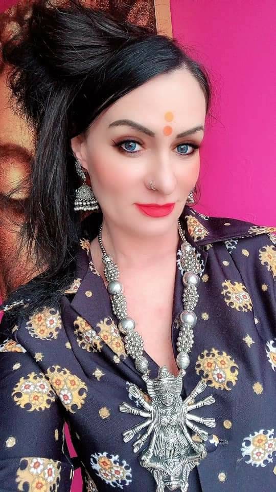 Vishnu Silver Earrings: Pearl Jhumka, Indian God Jewelry