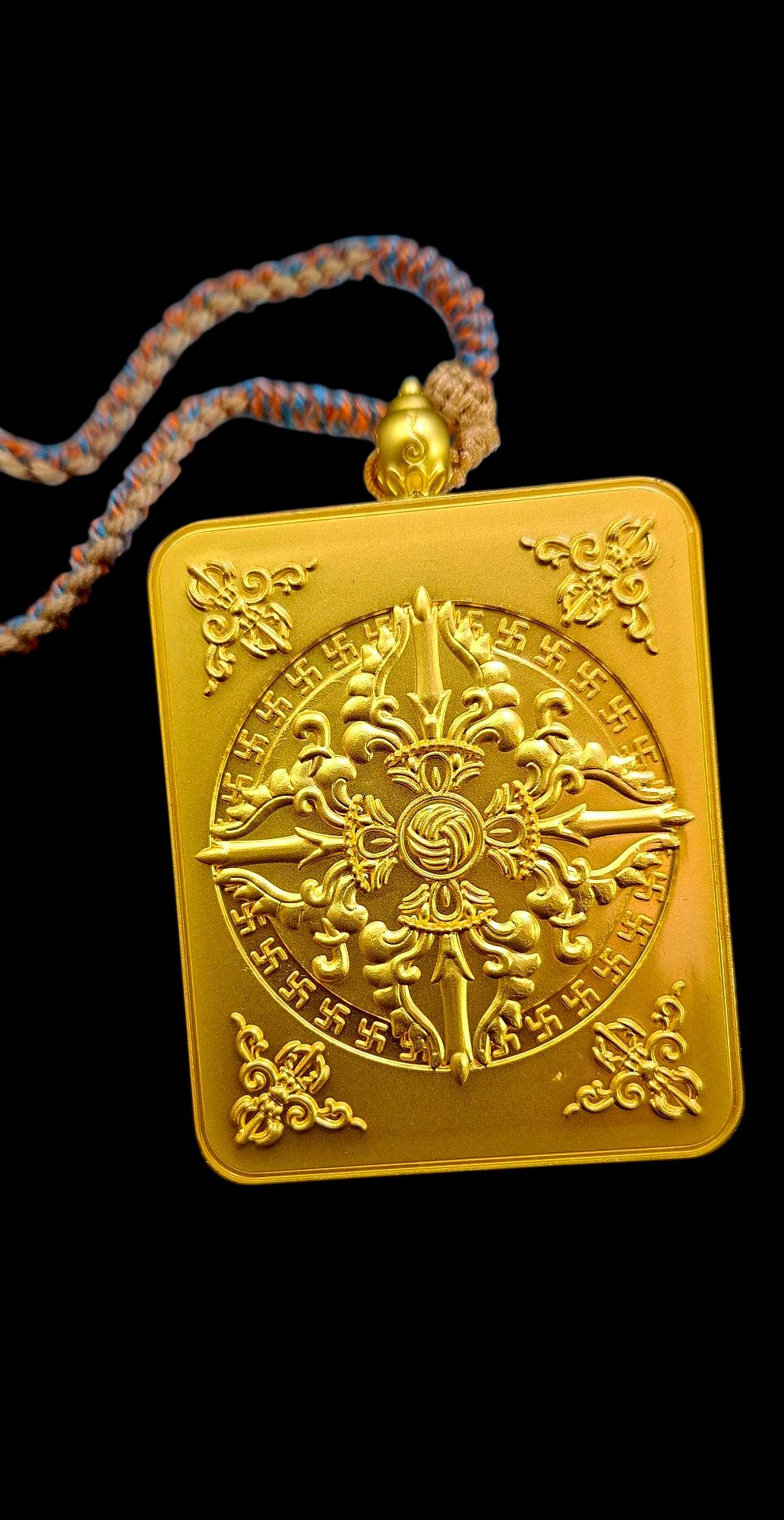 Divine Saraswati Pendant on Adjustable Woven Chain | Hindu Goddess of Arts and Wisdom Necklace