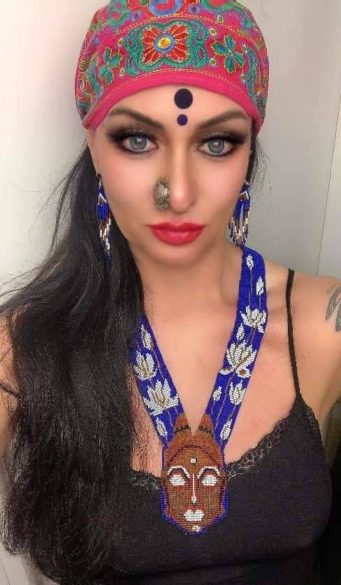 Cobalt Buddha Necklace: Eastern Spiritual Pendant