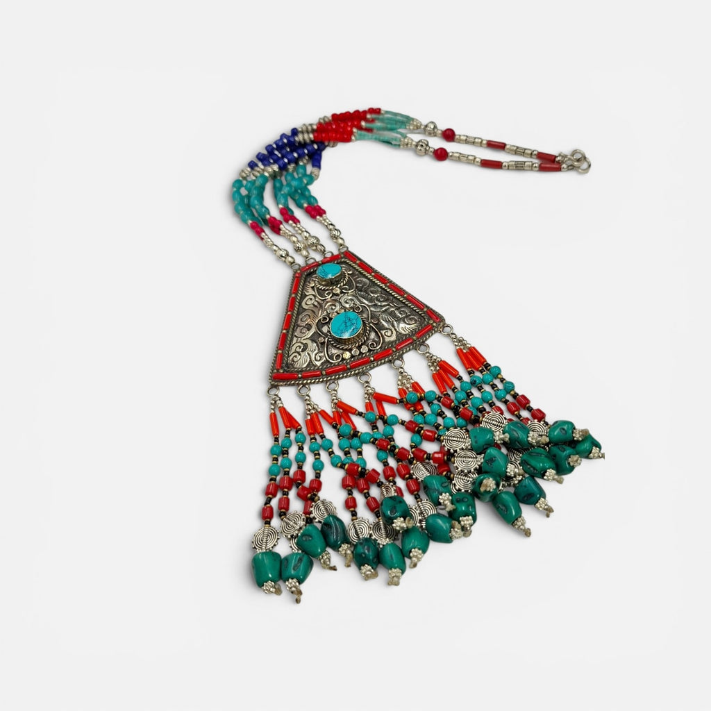 Heritage Hue: Handcrafted Tribal Statement Jewelry