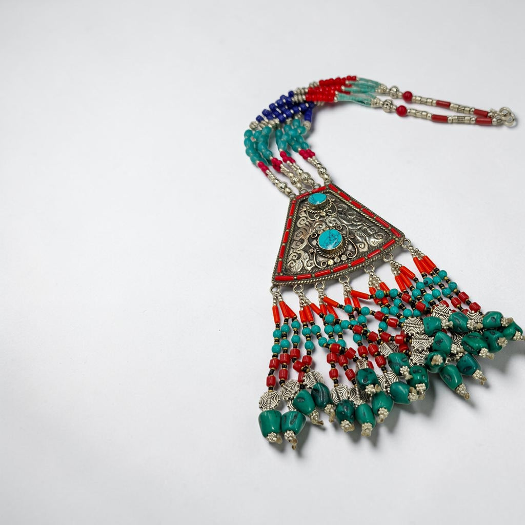Heritage Hue: Handcrafted Tribal Statement Jewelry