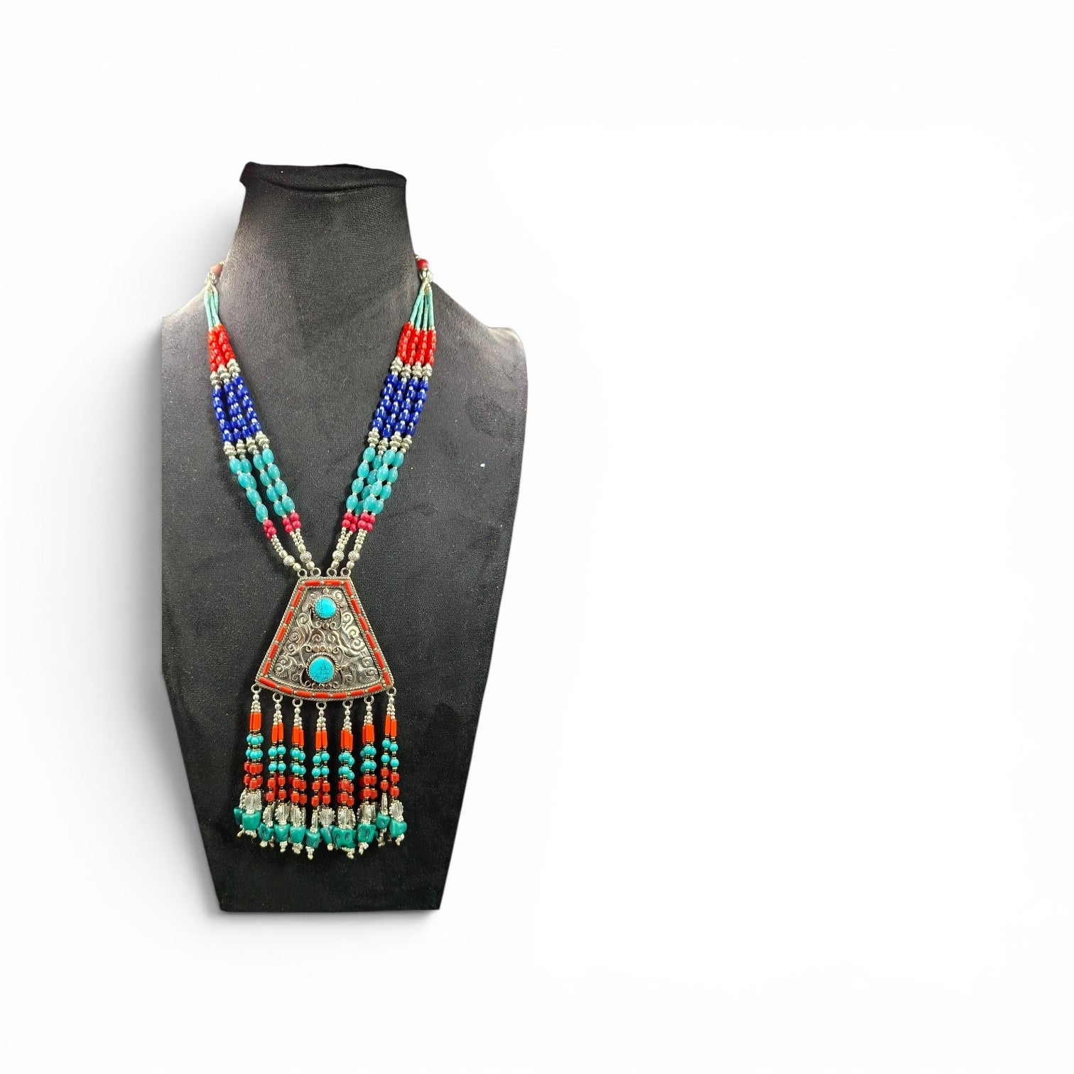 Heritage Hue: Handcrafted Tribal Statement Jewelry