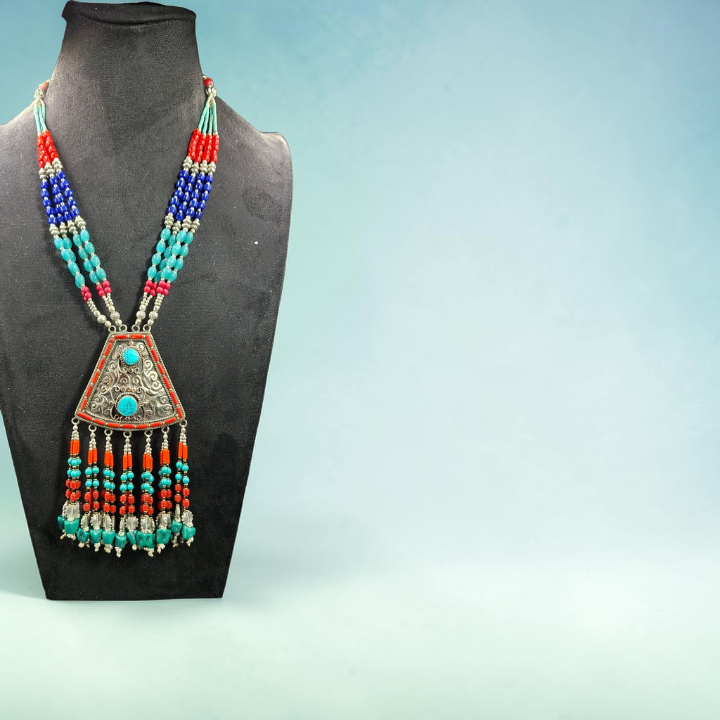 Heritage Hue: Handcrafted Tribal Statement Jewelry