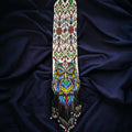 Handmade Beaded Owl Necklace: Long Statement Jewelry