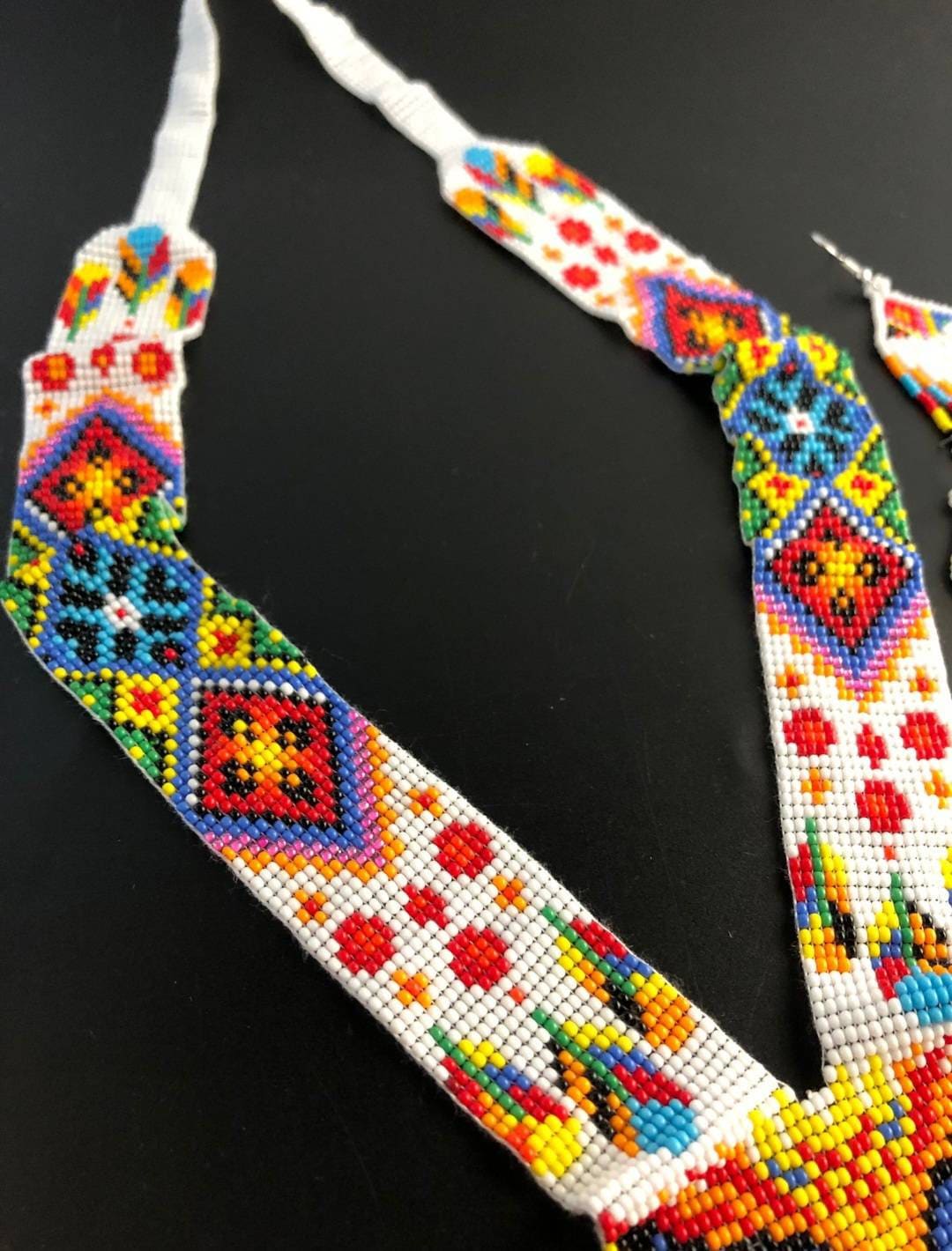 HANDMADE BEADED NECKLACE, Owl Necklace