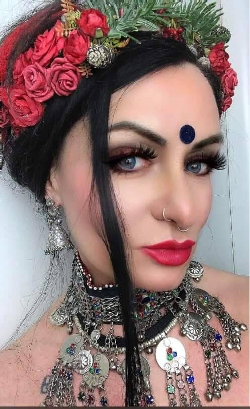 Floral Carved Jhumki Earrings: Silver Tone Indian Boho Jewelry