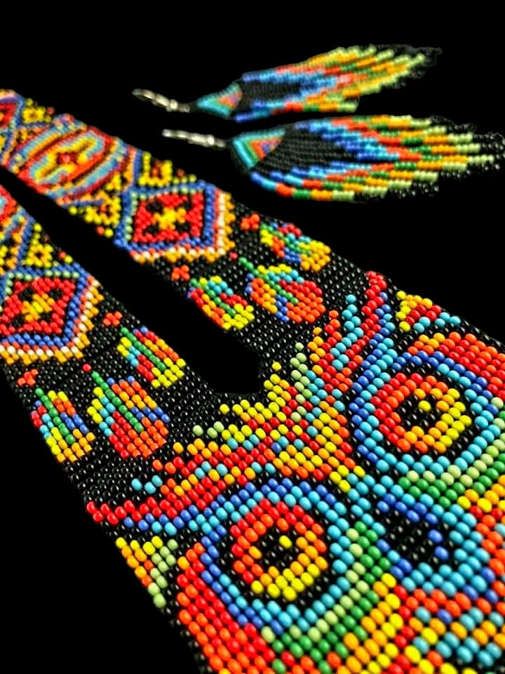 HANDMADE BEADED NECKLACE, Owl Necklace
