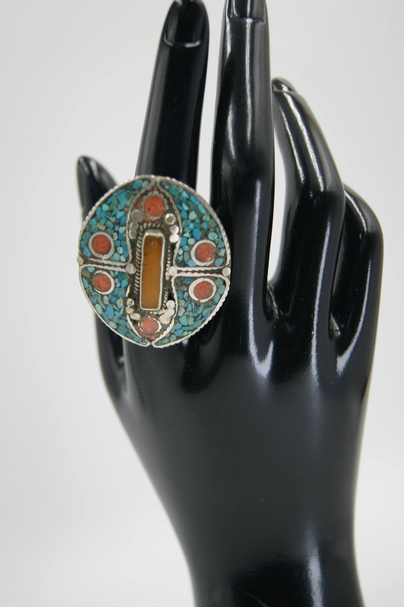 Tibetan-style statement ring
