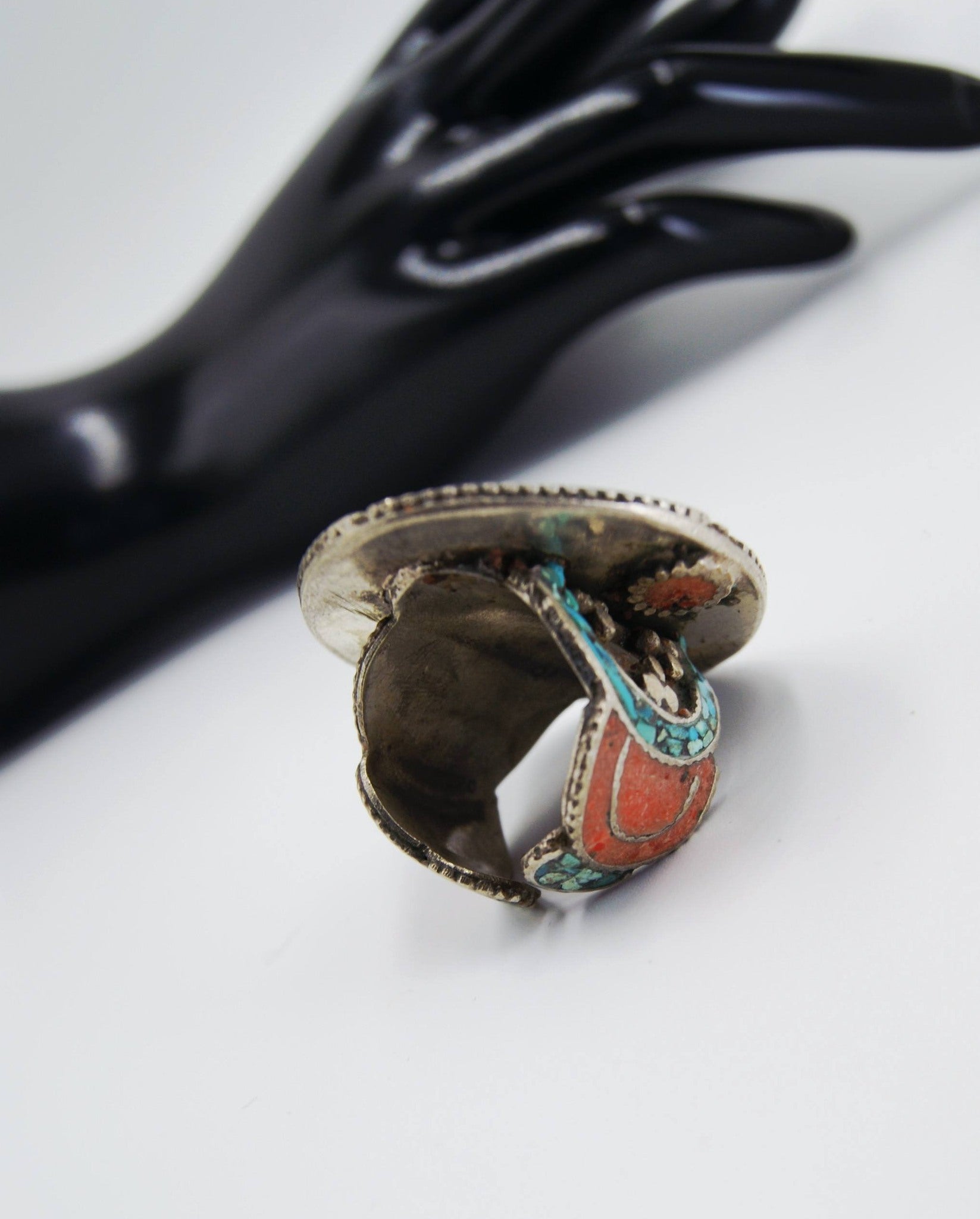 Tibetan-style statement ring