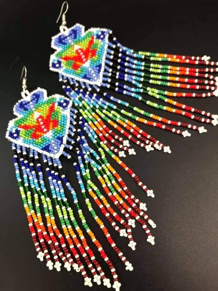 RAINBOW BEADED EARRINGS,Lgbtq,Equality,Love,Pridelove,Feminist