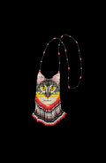 HANDMADE BEADED NECKLACE, Cat Lover ,Halloween Jewelry,Gift For Her