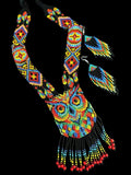 HANDMADE BEADED NECKLACE, Owl Necklace