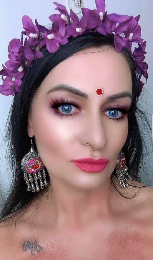 Miao Silver Dangle Earrings: Hmong Embroidered Flower, Ethnic Boho