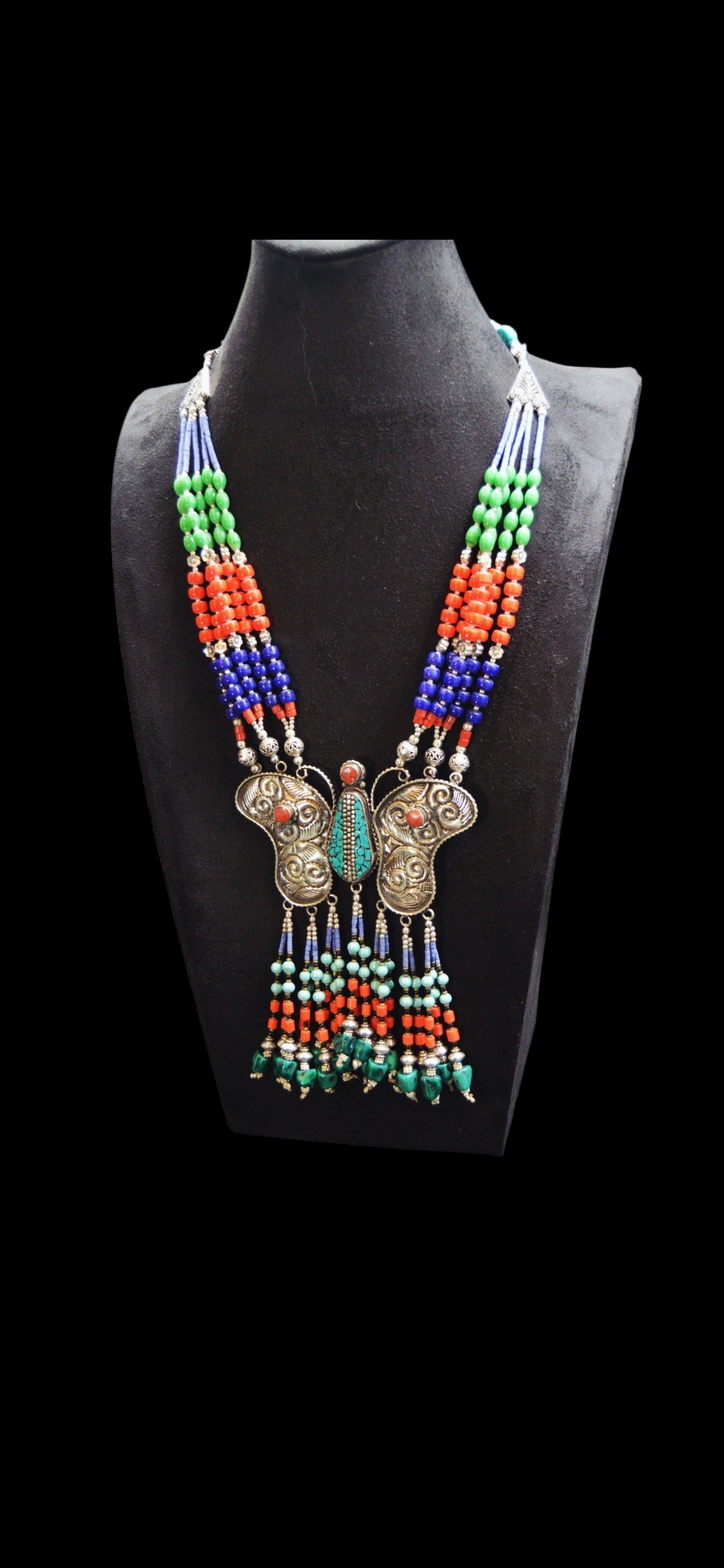Artisanal Butterfly Statement Necklace