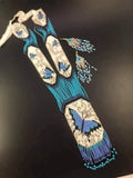 Handmade Beaded Butterfly Necklace: Boho Bird Lover Gift