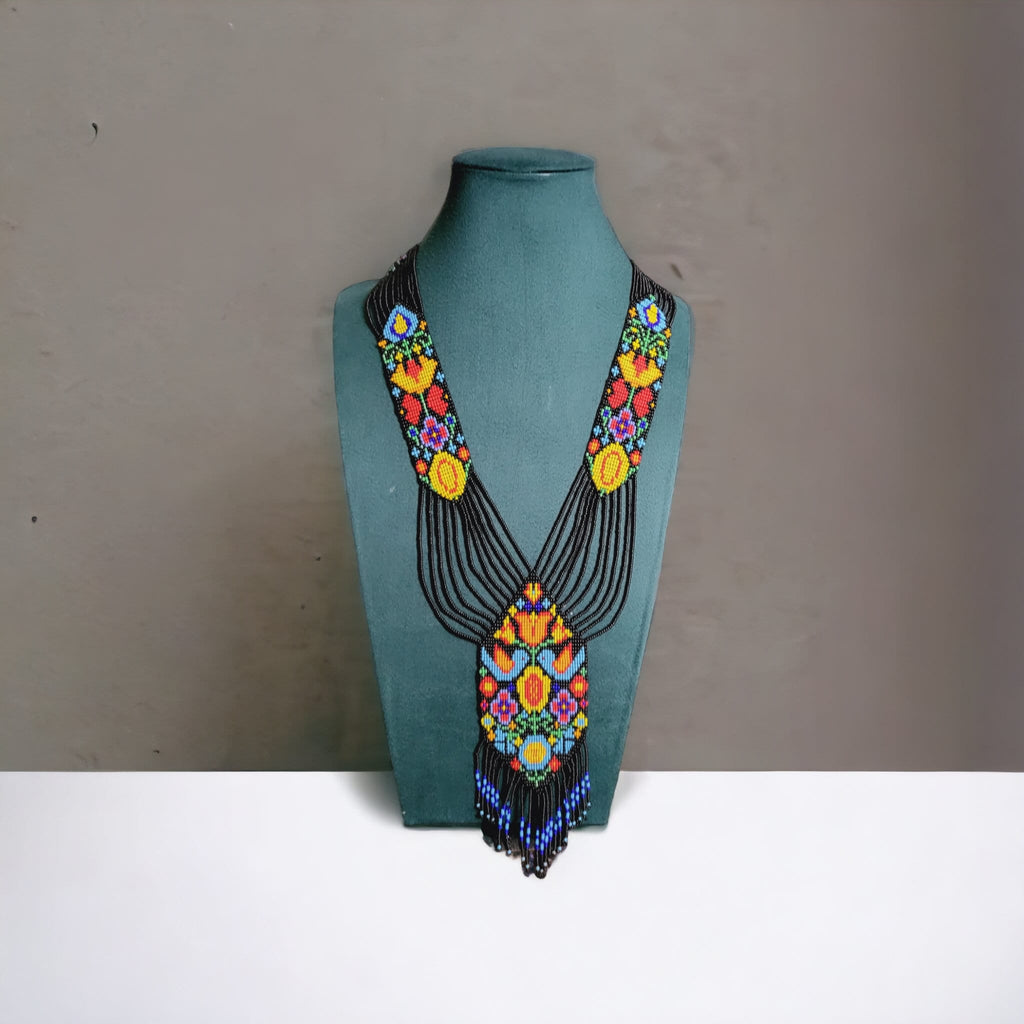 Handmade Beaded Necklace ,  Birds lover