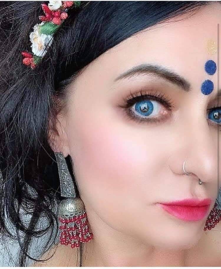 Oxidized Jhumki Earrings: Silver Look, Red Bead Tassels