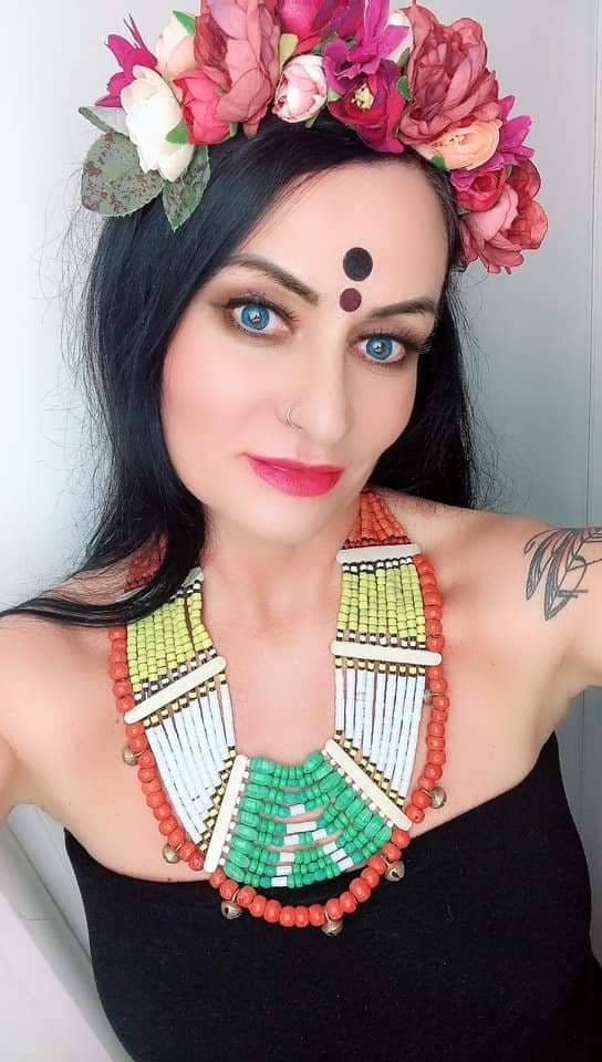 Tibetan Beaded Layered Necklace: Nepal Ethnic Boho Jewelry