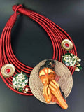 Handmade choker , hippie Men , Indian Jewellery,handwork, Hippy Necklace