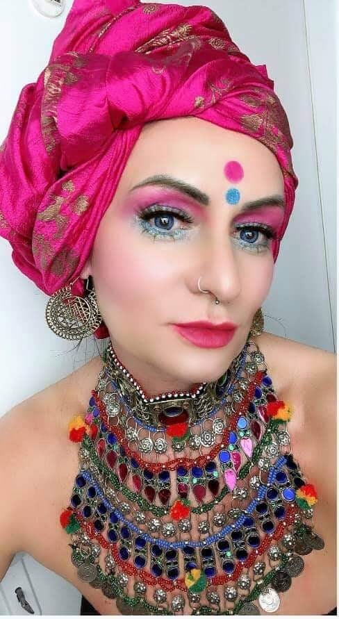 Mosiężne kolczyki koła Mandala: Biżuteria Boho ze Świętą Geometrią