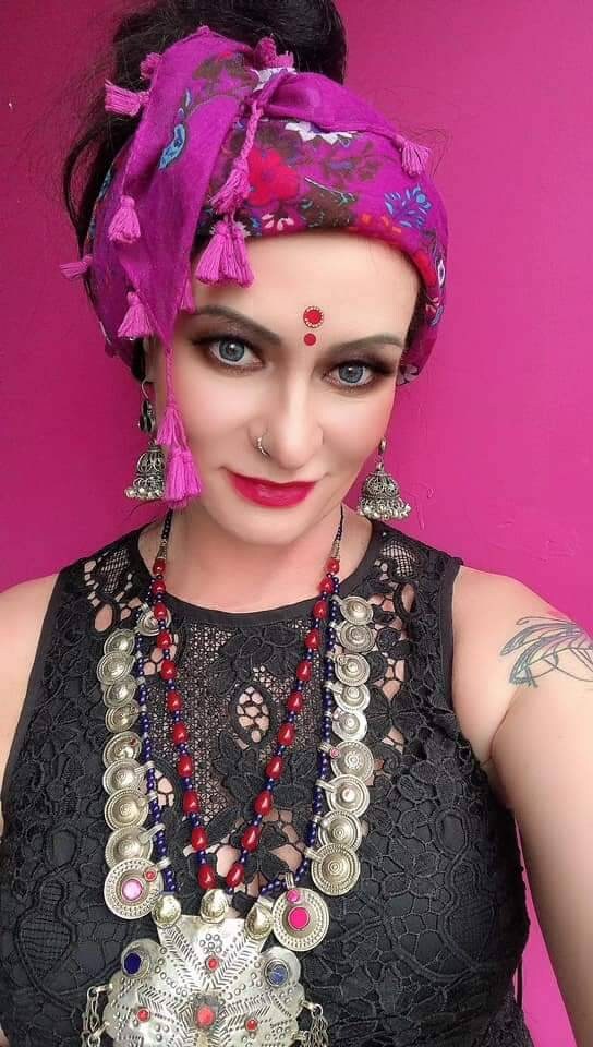 Afghan Jhumki Dangle Earrings: Kuchi Style, Green Stone, Ghongro Dangles