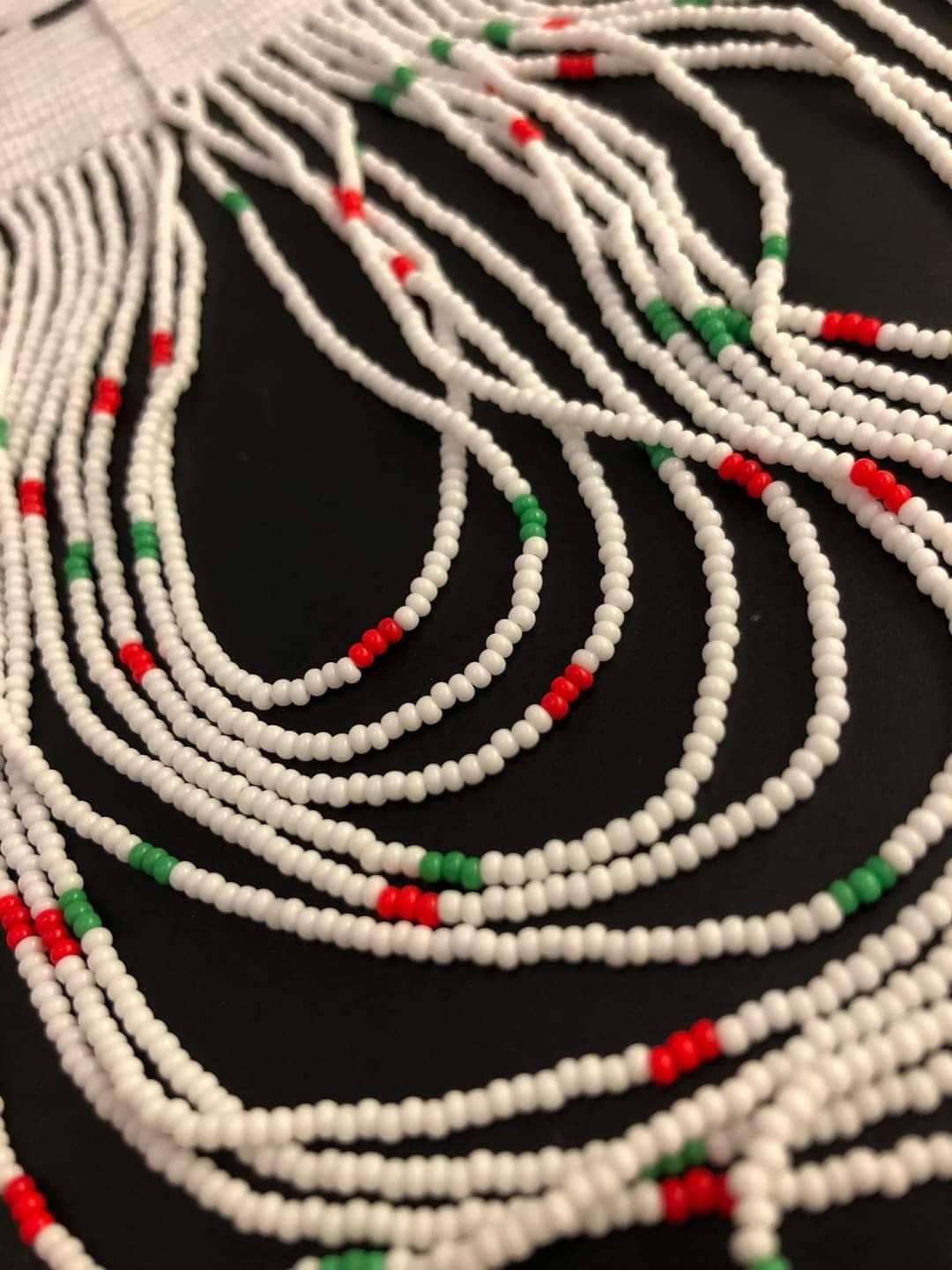 Handmade Frida Kahlo Beaded Necklace: Mexican Style Jewelry