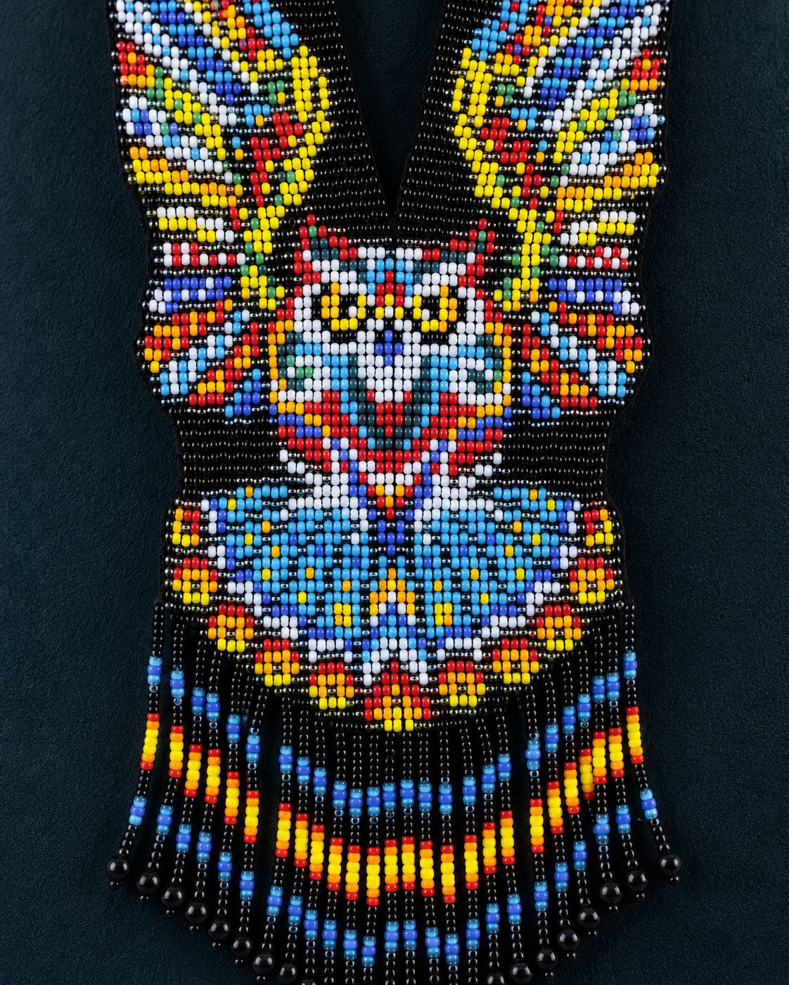 HANDMADE BEADED NECKLACE, Owl Necklace
